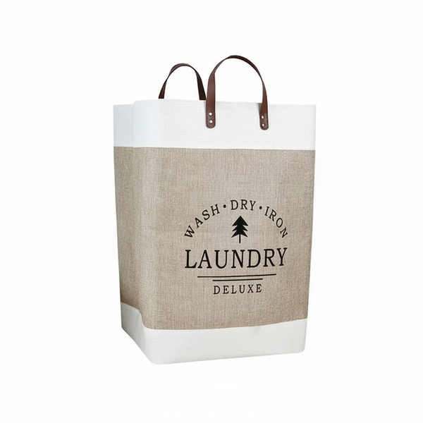 Cesto de Roupa Suja Dobrável Deluxe