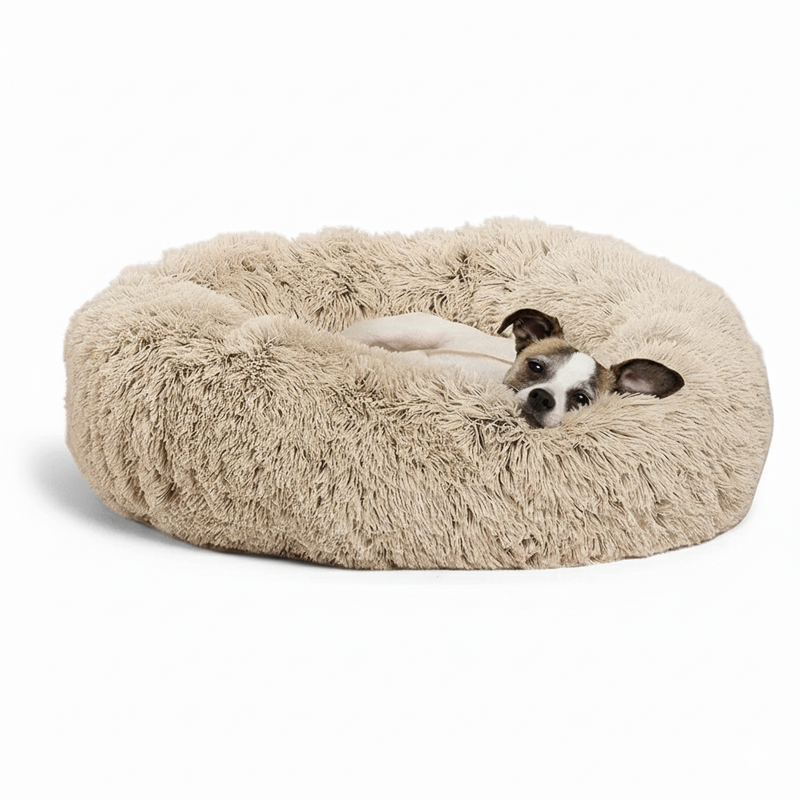Cama Redonda de Pelúcia para Pets