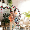 Guirlanda Decorativa Natalina 2m com Fios Metálicos