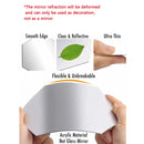 Adesivos de Espelho Hexagonais 45 Peças