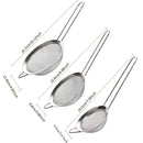 Conjunto 3 Peneiras de Aço Inox Cuisinart