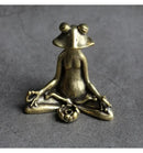 Incensário Zen Sapo em Cobre Maciço