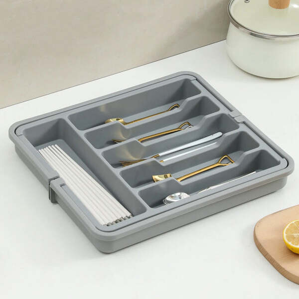 Organizador de Gavetas de Cozinha Expansível