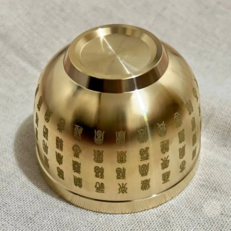 Tigela Feng Shui das Cem Bênçãos em Cobre