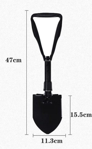 Pá Dobrável Profissional Multifuncional